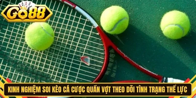 Kinh nghiệm soi kèo cá cược quần vợt Go88 hãy theo dõi tình trạng thể lực